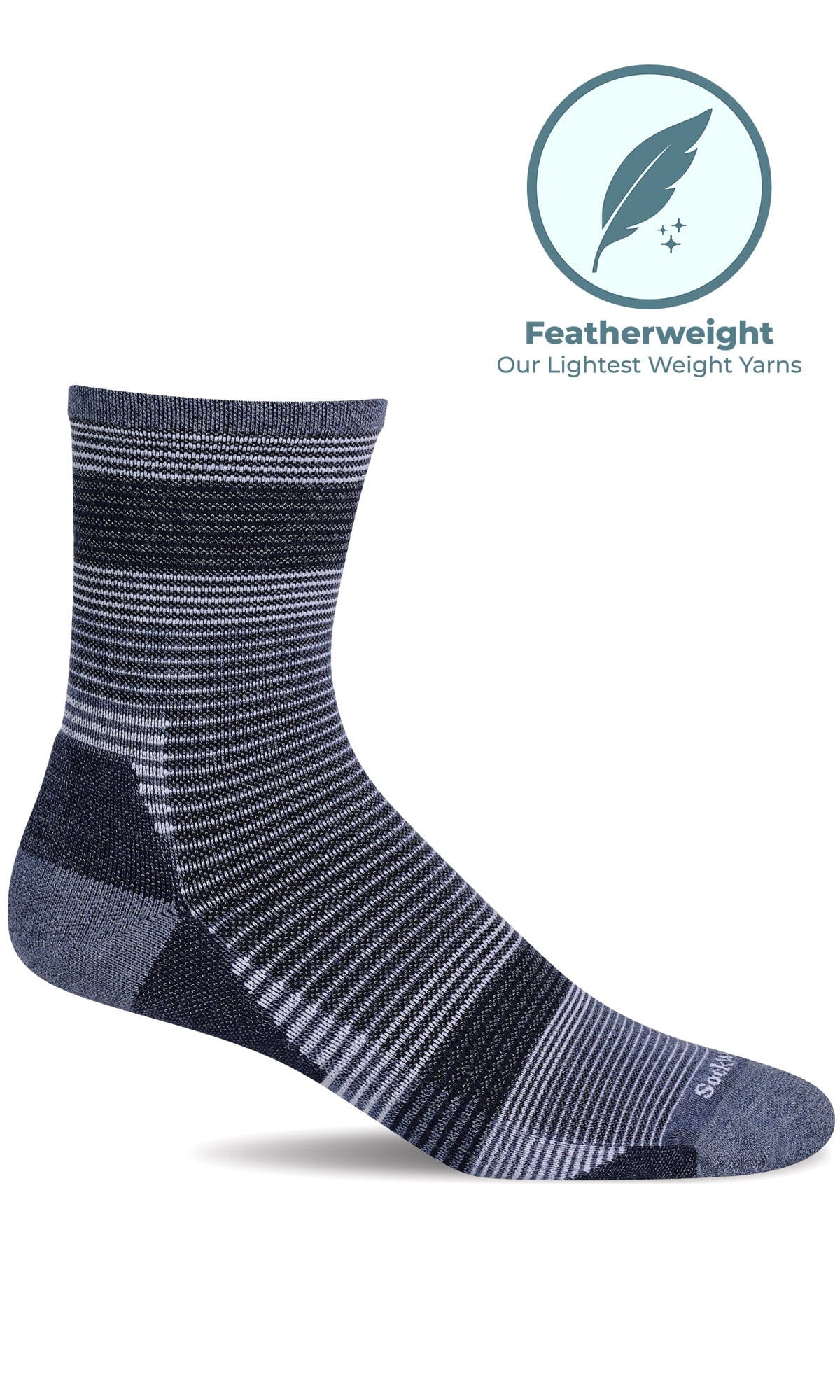 Men's Cadence 3/4 Crew | Moderate Compression Socks