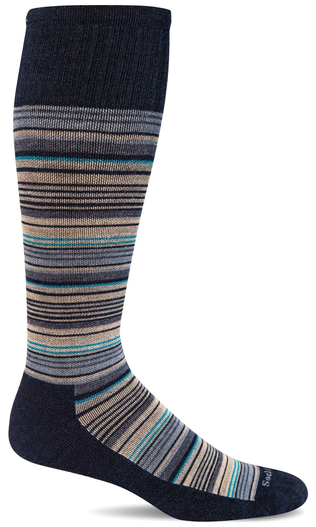 Men's Sunset Stripe | Moderate Graduated Compression Socks