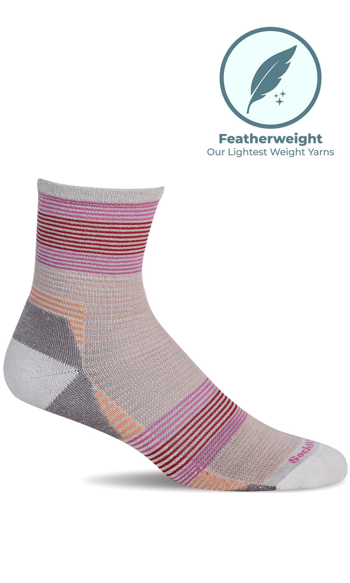 Women's Cadence 3/4 Crew | Moderate Compression Socks
