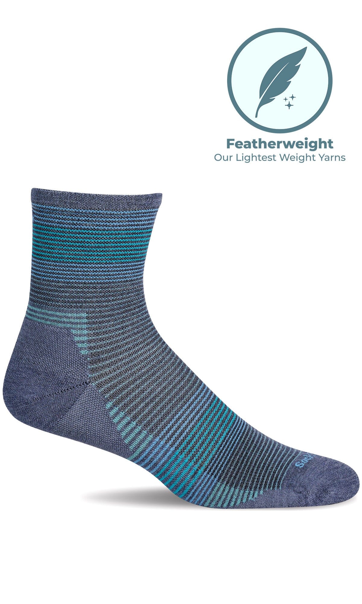 Women's Cadence 3/4 Crew | Moderate Compression Socks - Image 2